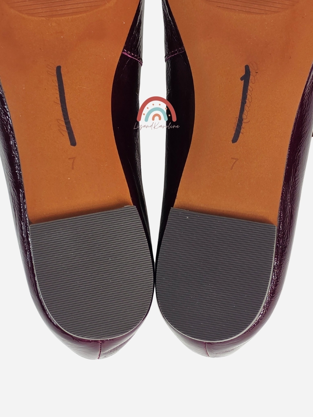 New! Madewell The Remy Mary Jane Flat in Leather Deep Plum 7 - Picture 15 of 15